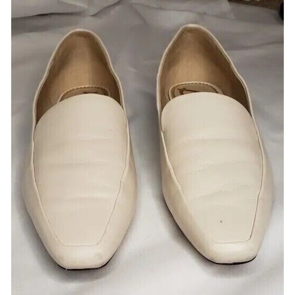 Sam Edelman Emelie Square Toe Loafer in Modern Ivory Leather Women's Size 10.5M - Picture 3 of 10